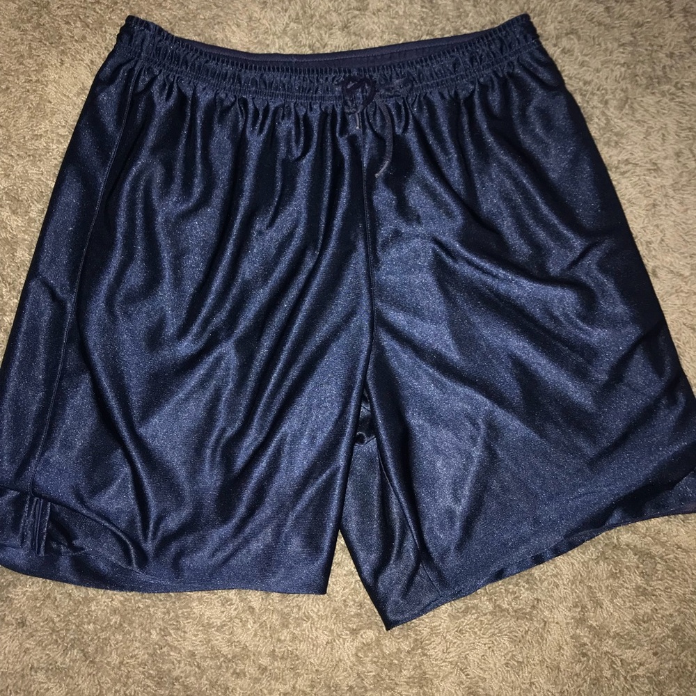 Men’s blue athletic shorts